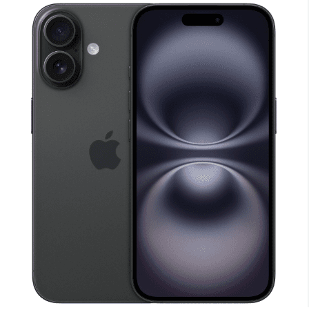 Apple iPhone 16 128 Go Black (Occasion certifié, 6 Mois de Garantie )