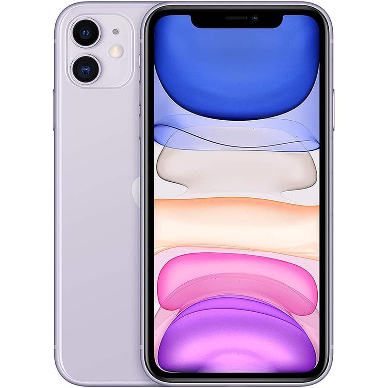 Apple iPhone 11 Mauve 128 Gb (Occasion certifié, 6 Mois de Garantie)