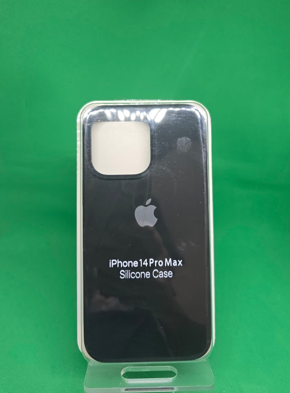 Coque Silicone (Soft Touch) iPhone 14 Pro Max Noir